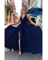 Siaoryne Halter Long Backless Long Bridesmaid Dresses Long Women party Gown PL232