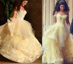 Off Shoulder Lace Yellow Girls Birthday Party Dress Swee 16 Gowns Quinceanera PL0519