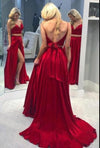 Lilac Purple Crop Top Two Pieces New Prom Dress Long Graduation Vestidos Longo LP1112