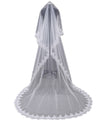 Siaoryne LP0925 Lace Bridal Veils wedding veil 3M