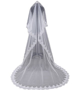 Siaoryne LP0925 Lace Bridal Veils wedding veil 3M