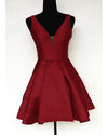 Siaoryne V Neck Lavender Homecoming Prom Dresses Short SP652