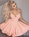 Spaghetti Straps Black Short Prom Dresses Graduation Gown SP320