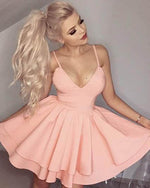 Spaghetti Straps Black Short Prom Dresses Graduation Gown SP320