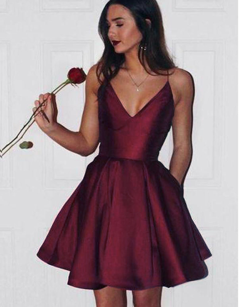 Cute Girls Short Prom Dresses for Homecoming with Straps SP332
