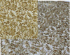 Bling Bling Golden  Sequins Prom Dresses Long Sleeves Formal Evening Dress with Sexy Slits 2020