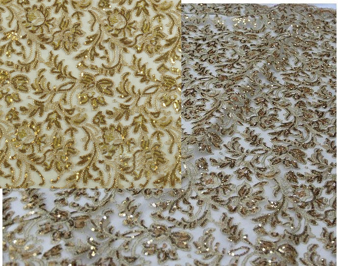 Bling Bling Golden  Sequins Prom Dresses Long Sleeves Formal Evening Dress with Sexy Slits 2020
