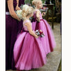 LP3379 Country Style Two Tunes Colorful Flower Girls Dress Little Girls Formal Gown Pageant Dress for Child