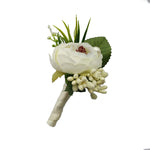 Artificial Flowers Boutonniere Groom Groomsman Best Man Wedding Accessories Prom Party Suit Decoration