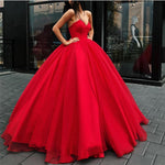 Burgundy/Red Strapless Wedding Dress Ball Gown with Sweetheart Corset