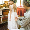 Vintage Sweet O Neck  Ivory Lace Flower Girl Dresses for Weddings Girls first communion dresses