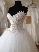 sweetheart Beading Ball Gown Princess wedding Dress
