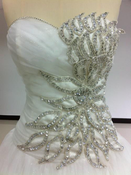 sweetheart Beading Ball Gown Princess wedding Dress