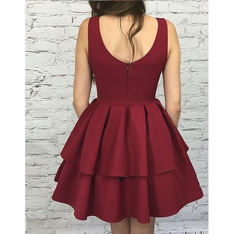 Siaoryne Red Short Prom Dress Junior 8th Grade Dance Dress ,Homecoming Dresses LP21458
