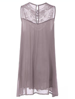 Grey Lace Casual Dress Summer/Spring Winter Sundress 2020 Oversize fashion Vestido