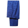 Blue Men Suits Custom Made Slim Fit  Wedding Suits For Groom Prince Of Wales Windowpane Suit 3 pieces