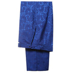Blue Men Suits Custom Made Slim Fit  Wedding Suits For Groom Prince Of Wales Windowpane Suit 3 pieces