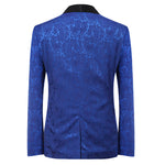 Blue Men Suits Custom Made Slim Fit  Wedding Suits For Groom Prince Of Wales Windowpane Suit 3 pieces