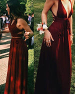 Chic Crop Top Prom Dress Long Chiffon Party Dresses Sexy Formal Gown