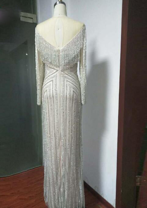 Sparkle Luxury Evening Dress Heavy Beading Formal Party Dress PL687