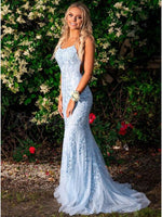 Amazing Halter Lace Mermaid /fitted Prom Dresses Long Pageant Gown for Girl PL102102
