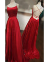 Satin Spaghetti Straps  Long Party Girls Senior Teal Prom Dresses 2019 Vestido De Festa PL3365
