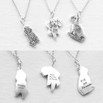 Private Custom Provide Photo Customization JEWELS 925 Sterling Silver DIY Dog Pedant Necklaces Pet Charm Silver Necklace Jewelry LP0523