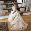 Lovely lace Flower Girl Dresses Little Child Ball Gown Floor Length First Communion Gown SP681