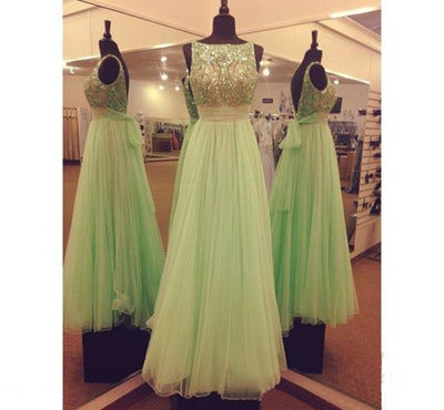 Siaoryne LP0903 Long Prom Dress with Beading Tulle formal Gowns for women Custom made