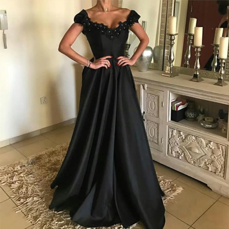 Siaoryne LP035 New Fashion 2022 Long Balck Prom Dress party Gowns Cheap Gowns