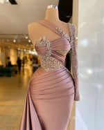 Pink Mermaid Long 2023 Evening Dress Long PL2326