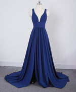 Blush Pink Bridesmaid Dresses Long Women Sexy Slit V Neck Women Wedding Party Gown