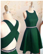 Girls  8th Grade Dresses Short Homecoming Dress with Beading Belt SP6214