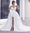 sweetheart Sexy High Low Lace Wedding dress A Line Front Short Long Back Bridal Gowns Roabe De Mariee