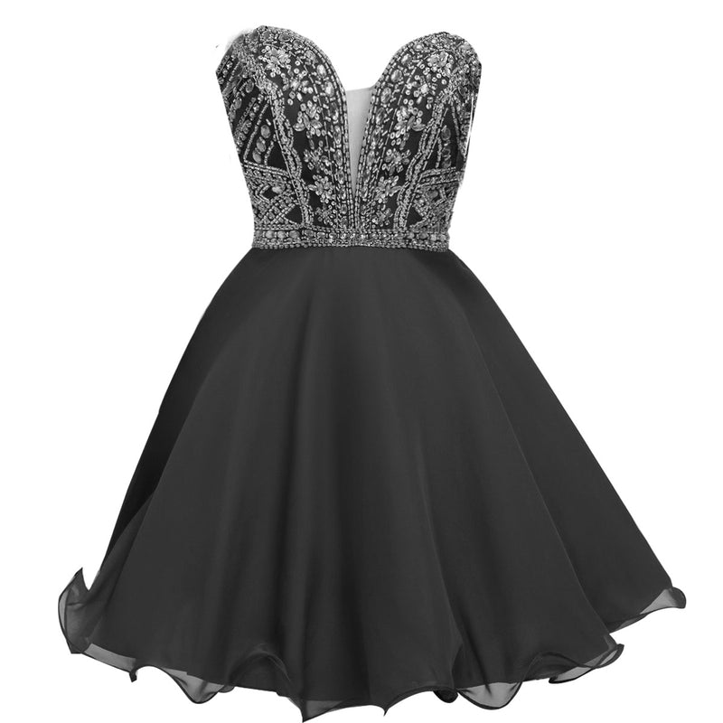 Siaoryne SP0829 Short Beading Sweetheart Homecoming Dresses short evening party gowns