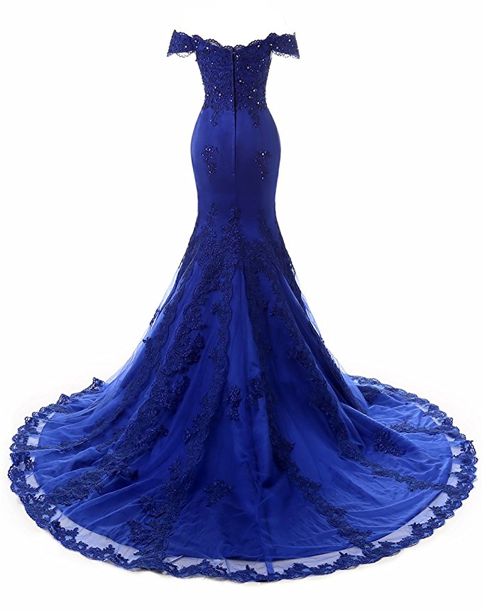 LP7891 Gorgeous  Evening Long Dress off the Shoulder Lace Formal Prom Gowns,2018 Vestido De Festa Longo