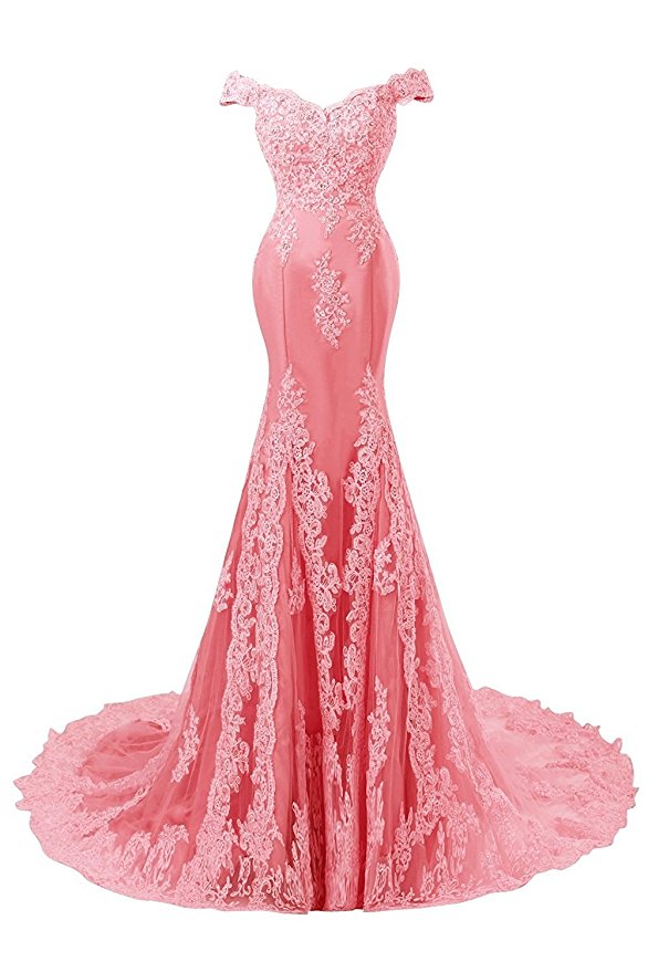 LP7891 Gorgeous  Evening Long Dress off the Shoulder Lace Formal Prom Gowns,2018 Vestido De Festa Longo