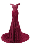 LP7891 Gorgeous  Evening Long Dress off the Shoulder Lace Formal Prom Gowns,2018 Vestido De Festa Longo