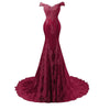 LP7891 Gorgeous  Evening Long Dress off the Shoulder Lace Formal Prom Gowns,2018 Vestido De Festa Longo