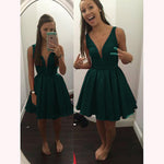 Classy Red sexy sexy V Neck Short Prom Dress homecoming dresses for party 2020 SP6602