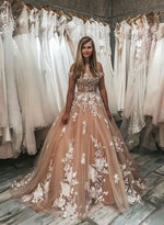 Siaoryne WD1111 Off Shoulder  Gold Wedding Dresses Ball  evening Dress Ivory Lace Bridal Dress 2020