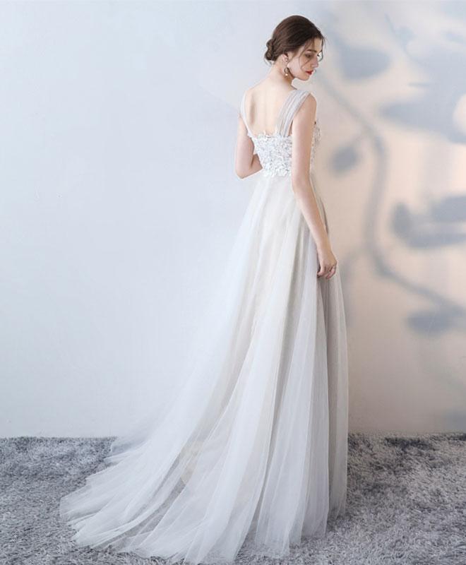 Lace and tulle Beach Bridal Gown Lace Bohe Wedding Dresses Long Robe De Mariee WD5539