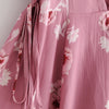 Free Shipping Chic Chiffon V Neck Print Floral Summer Casual Dress Women Outfit 2018 CS180