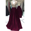 Siaoryne LP037 Long Sexy V Neck Beading Crystal Prom Dress Long Evening Gowns