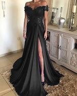 Off the Shoulder Lace  Long Evening Formal Dress for Women 2021 PL3202