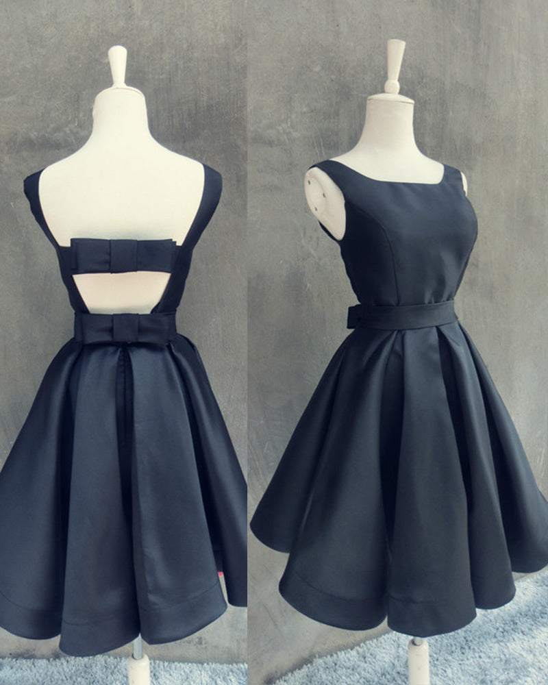 Navy Homecoming Dress Short Party Dress Girls 8th Grade Graduation Gown