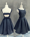 Navy Homecoming Dress Short Party Dress Girls 8th Grade Graduation Gown