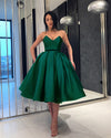Burgundy /Blue Sweetheart Knee Length Short Evening Dress Girls Homecoming Prom Gown SP6612