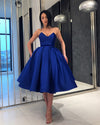 Burgundy /Blue Sweetheart Knee Length Short Evening Dress Girls Homecoming Prom Gown SP6612