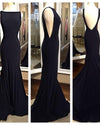 Wine Red Boat Neck Fitted Long Party Prom Dress PL1102